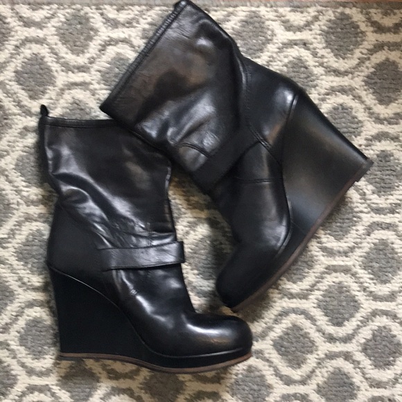 Lucky Brand Booties, black leather. Size 9 - Picture 7 of 14